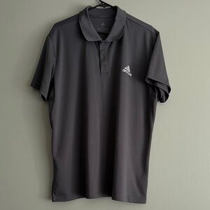 Adidas Men's Charcoal Polo Shirt